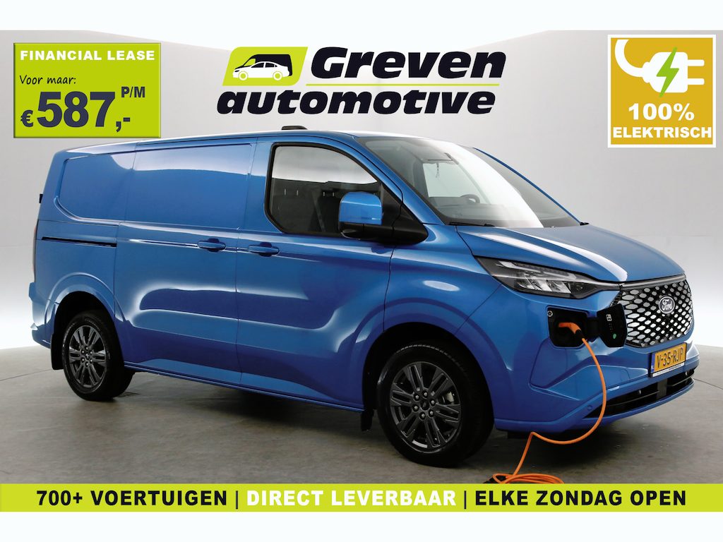 Ford E-Transit Custom 65 kWh Limited L1H1 | Snelladen | Clima | 360° Camera | Virual | Cruise | Carplay | 3 Zits | Navi