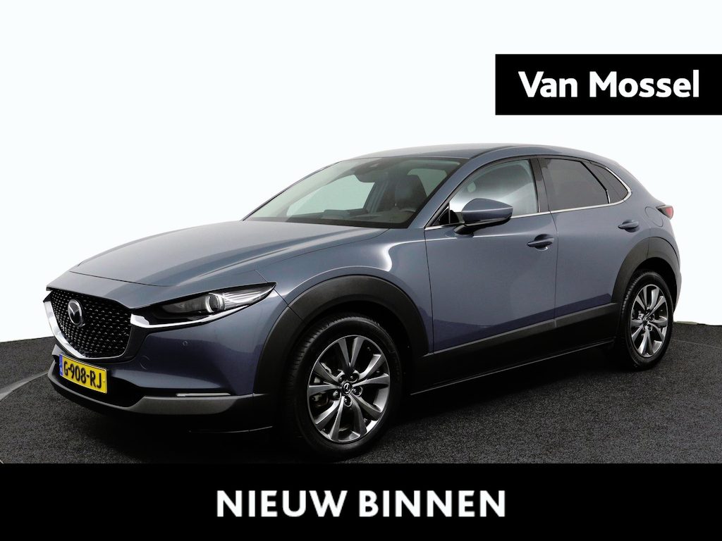 Mazda CX-30 2.0 e-SkyActiv-X M Hybrid Luxury | Apple Carplay/Android Auto| Airco | Cruise Control adaptief | Navigatie | lederen bekleding |Trekhaak