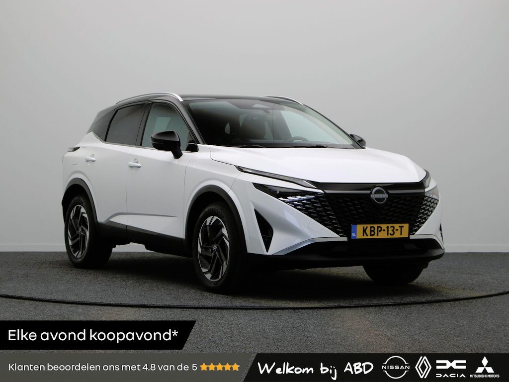 Nissan Qashqai 158pk MHEV Xtronic N-Connecta | Panoramadak | Pilot Assist | Elektrische achterklep | Head-up Display | Stoel, stuur en voorruit verwarming  | Rondomzicht camera |
