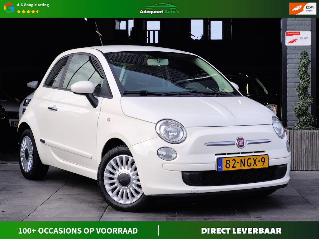 Fiat 500 1.2 Pop|AUT|1e eig|NAP|Airco|El.Ramen|D.Riem VV|APK