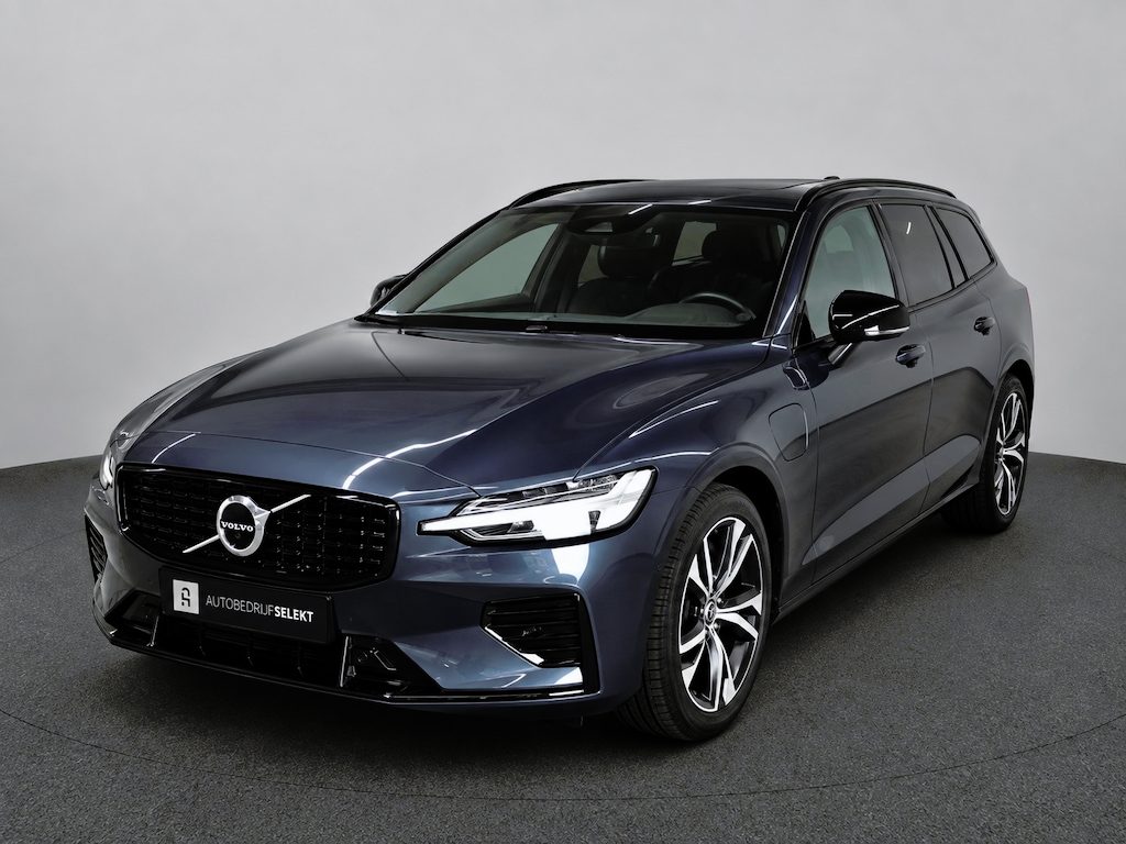 Volvo V60 2.0 T6 Recharge AWD R-Design | SOH 97% | Pano | Memory | Pilot Assist | Denim Blue | Carplay | Keyless