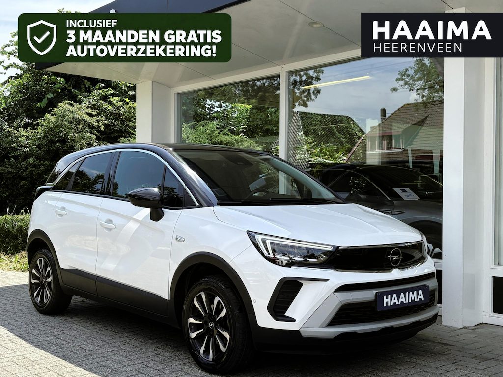 Opel Crossland 1.2 Turbo 110pk GS | Navigatie | Achteruitrijcamera | Climate control | Cruise control | Dodehoek detectie | Parkeersensoren | Lichtmetalen velgen | Zwart dak