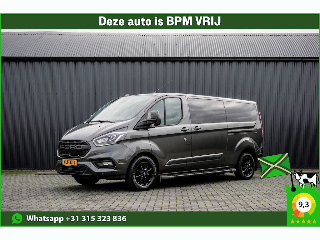 Ford Transit Custom 2.0 EcoBlue L2H1 | Platinum Edition | DC 5-Zits | Automaat | Camera | Cruise | 1e Eigenaar | PDC | Stoelverw. | Schuifdeur L+R | Trekhaak