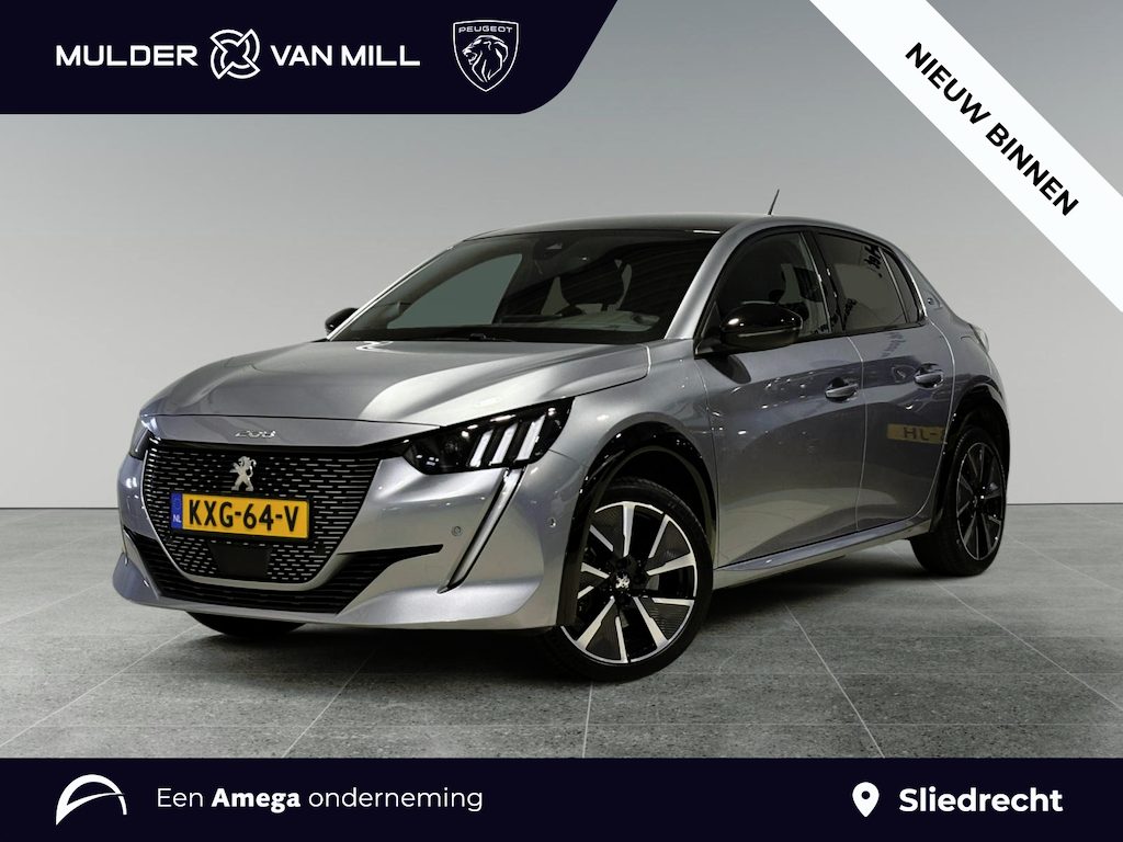 Peugeot e-208 GT EV 3-FASEN 50kWh 136pk | BLACK DIAMOND DAK | STOELVERW. | DODEHOEKBEW. | KEYLESS ENTRY | ADAPTIVE CRUISE | 3D i-COCKPIT® | 180° CAMERA | NAVI | APPLE CARPLAY / ANDROID AUTO |