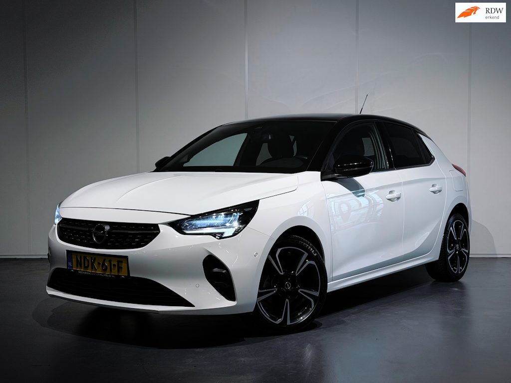 Opel Corsa 1.2 Black Edition /Virtual/PANO/Clima/Cruise/LED/CarPlay/Leer/360°Camera/DodeHoek