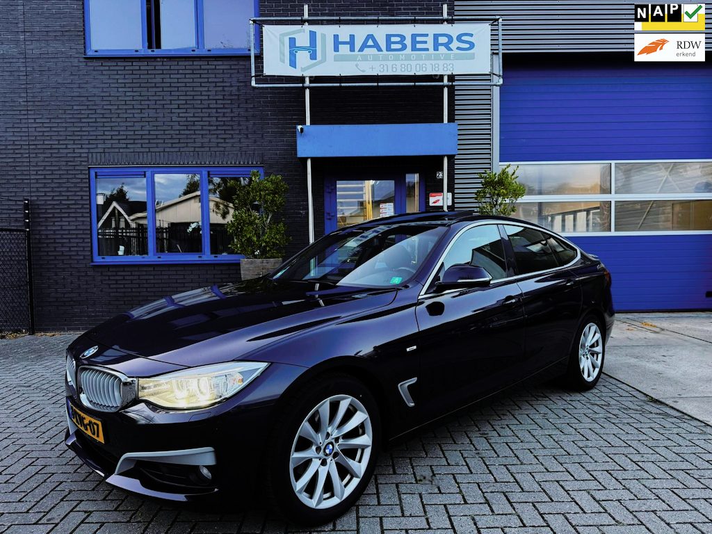 BMW 3-Serie Gran Turismo GT-GranTurismo 320i High Executive 184PK|Origineel NL|Prof Navi|Schuifdak|Xenon|HarmonKardon|Leder|Bluetooth|StoelVW|