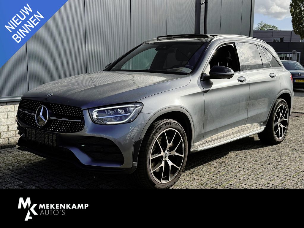 Mercedes-Benz GLC 300e 4MATIC AMG Line 20"/Panoramadak/Trekhaak/Leder/Stoelverwarming + ventilatie/Keyless/Treeplanken/Apple Carplay & Android Auto/Alarm