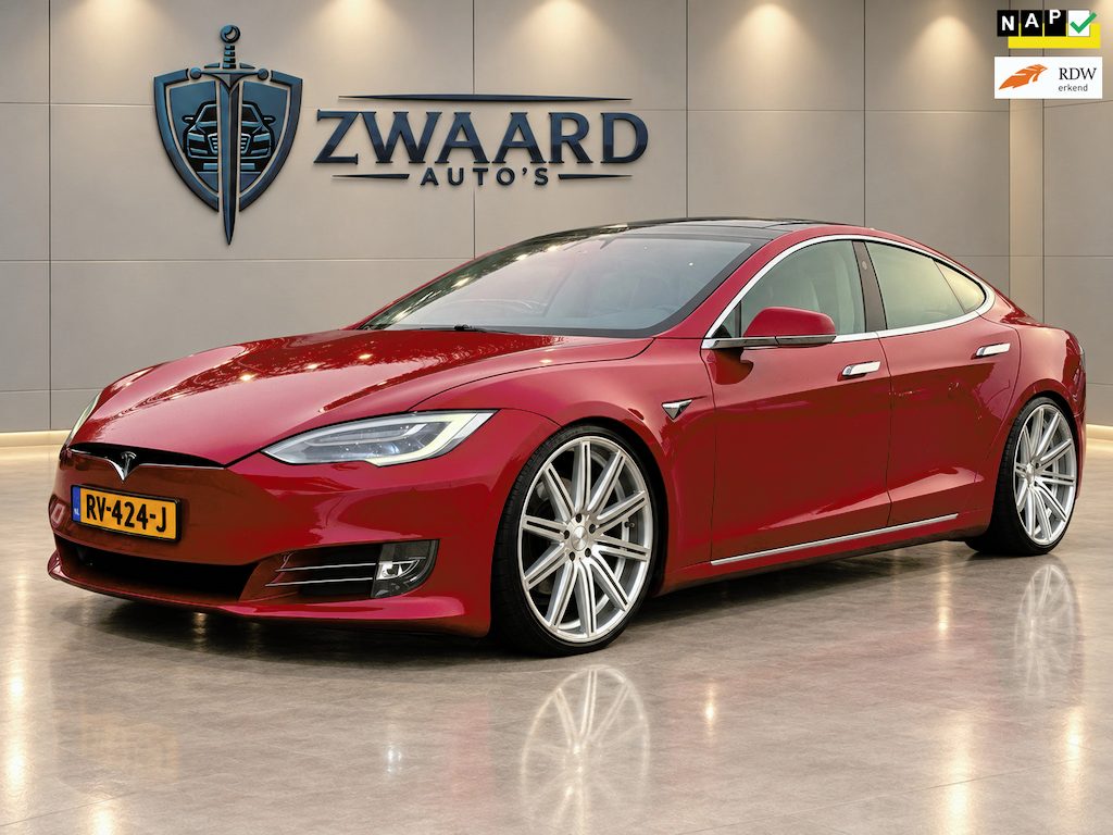 Tesla Model S 75D l 22" Vossen Velgen l Verlaagd l ACC l Camera l AutoPilot l IZGST