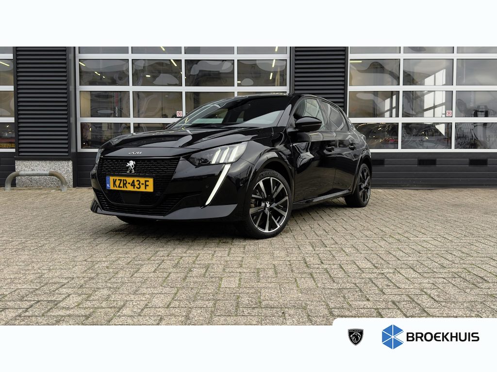 Peugeot e-208 GT 50 kWh | Dodehoekdetectie | Stoel verwarming | Camera | Apple Carplay Android Auto | Parkeersensoren | | Achteruitrijcamera | Hemelbekleding donker | Lederen stuurwiel