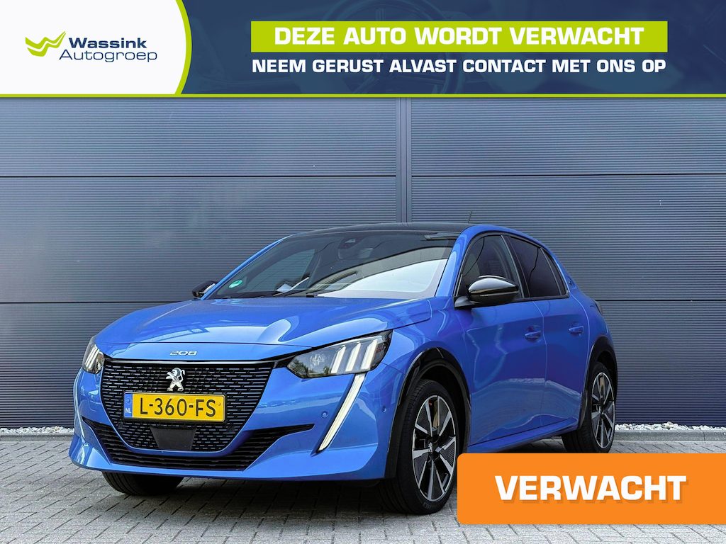Peugeot e-208 EV GT Pack 50 kWh | Navigatie | Stoelverwarming | Camera | Dodehoek detectie | Climate Control