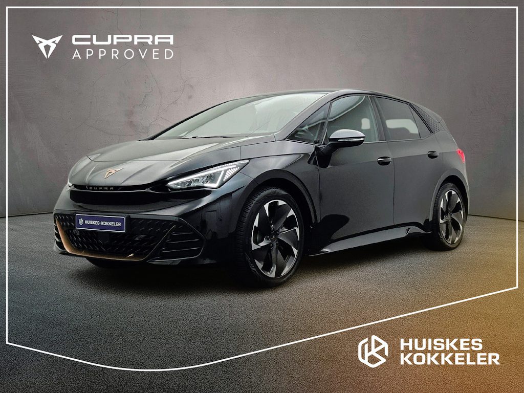 CUPRA Born Business 63 kWh 230pk Automaat Adaptive cruise control, Navigatie, Achteruitrijcamera, Stoelverwarming, LED koplampen, Parkeersensoren, Stuurwiel verwarmd