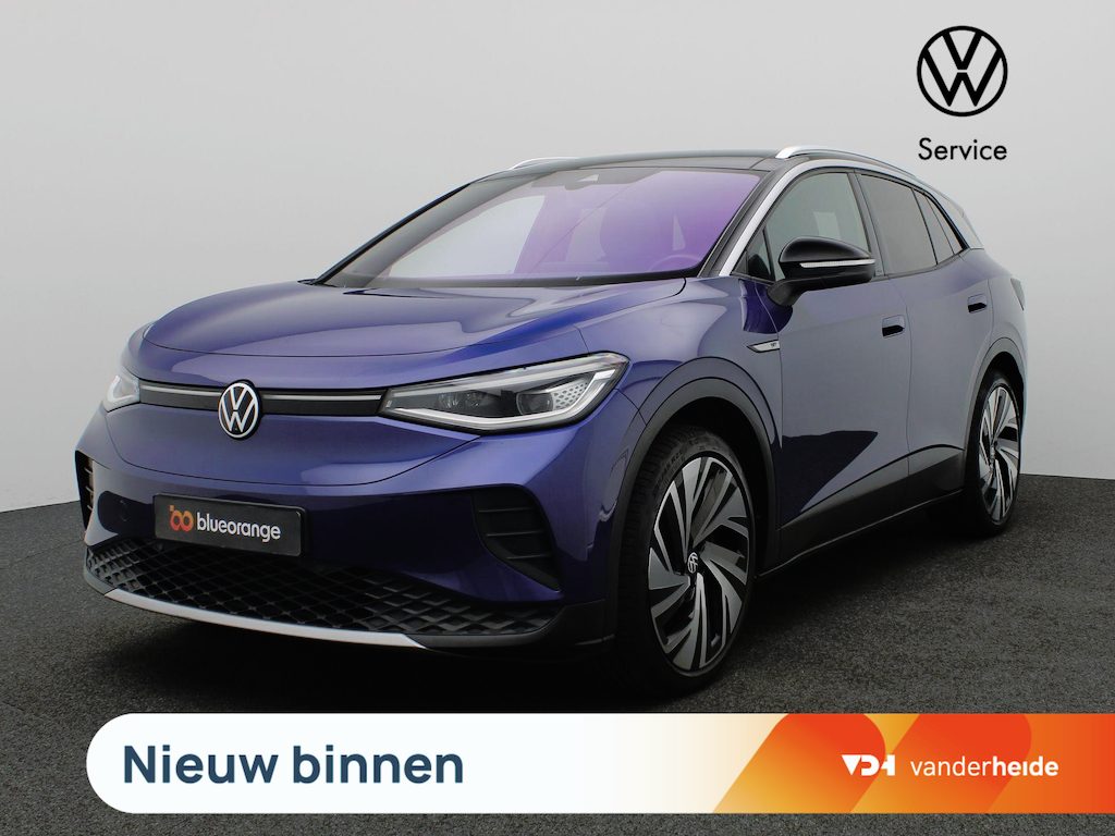 Volkswagen ID.4 Pro 77 kWh 204PK Aut. SOH 89,81%, Panoramadak, Trekhaak, Memorystoelen, Keyless, 21" LM Velgen, Head-Up Display, 360gr. Camera, Elektr. Achterklep