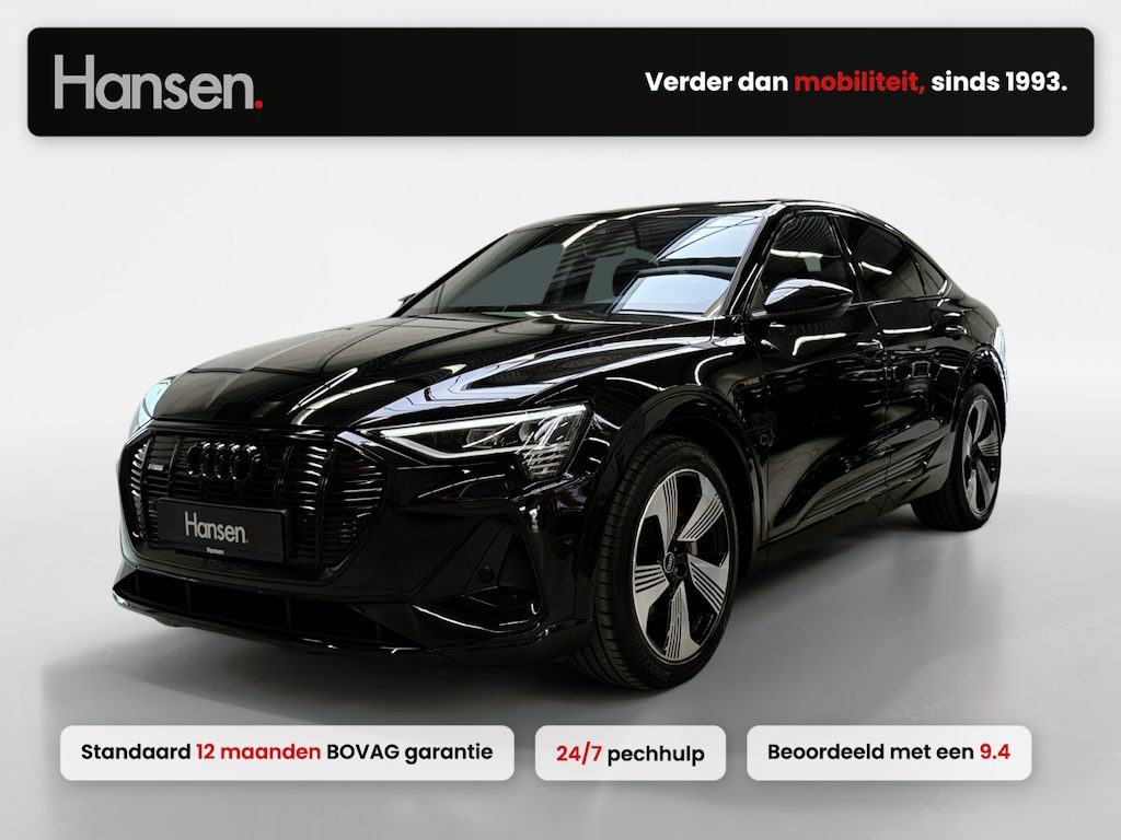 Audi e-tron Sportback 50 quattro S-Line 71 kWh I Stoelverwarming I Cruise Control I Leder I Camera I Elek. Achterklep I