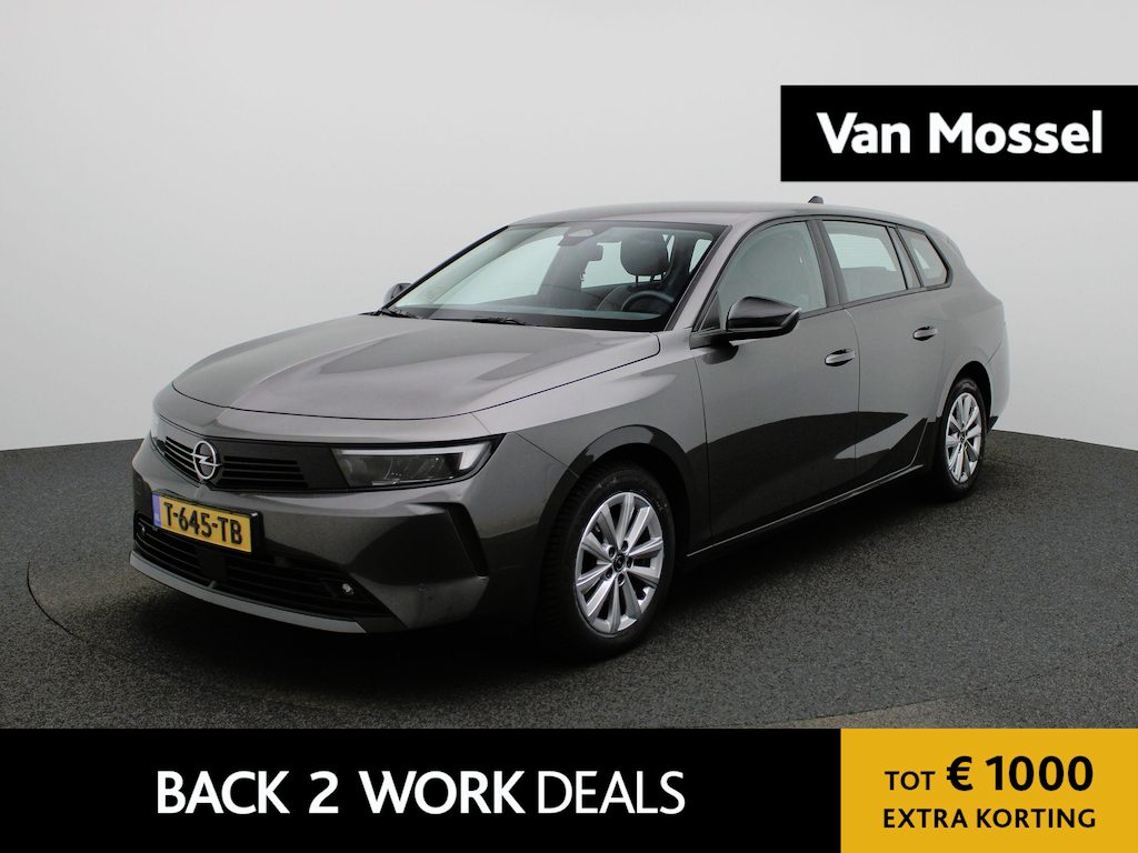 Opel Astra Sports Tourer 1.2 Edition | Apple Carplay/Android Auto | Electronic climat controle | 16" Lichtmetalen velgen Phantom | BOVAG Garantie (12 maanden) | 14 dagen omruilgarantie |
