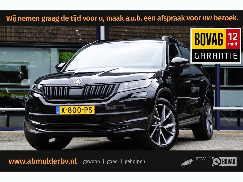 Skoda Kodiaq 1.5 TSI 150PK Sportline Business DSG Automaat | BOVAG Garantie | Org. NL | Trekhaak | Adaptive cruise control | PDC V&A + Camera | Apple Carplay/Android Auto | Stoelverwarming | File assistent |