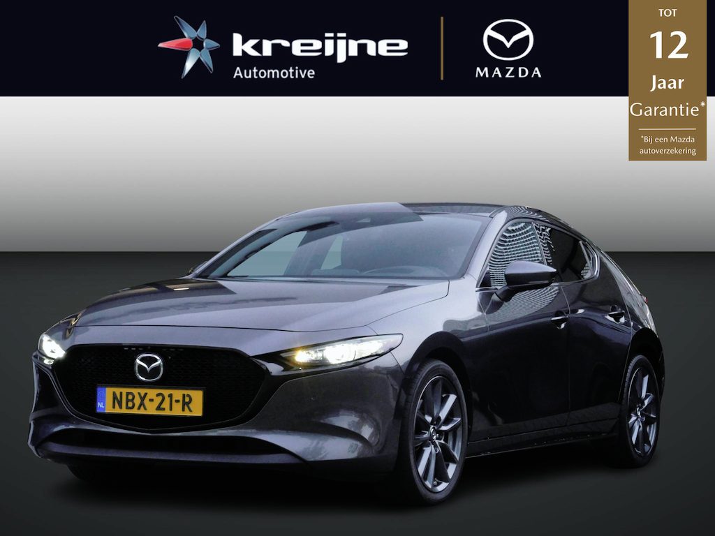 Mazda 3 2.0 e-SkyActiv-G M Hybrid 122 Luxury | BOSE | Sportuitlaat | 360-Camera | RIJKLAARPRIJS!!