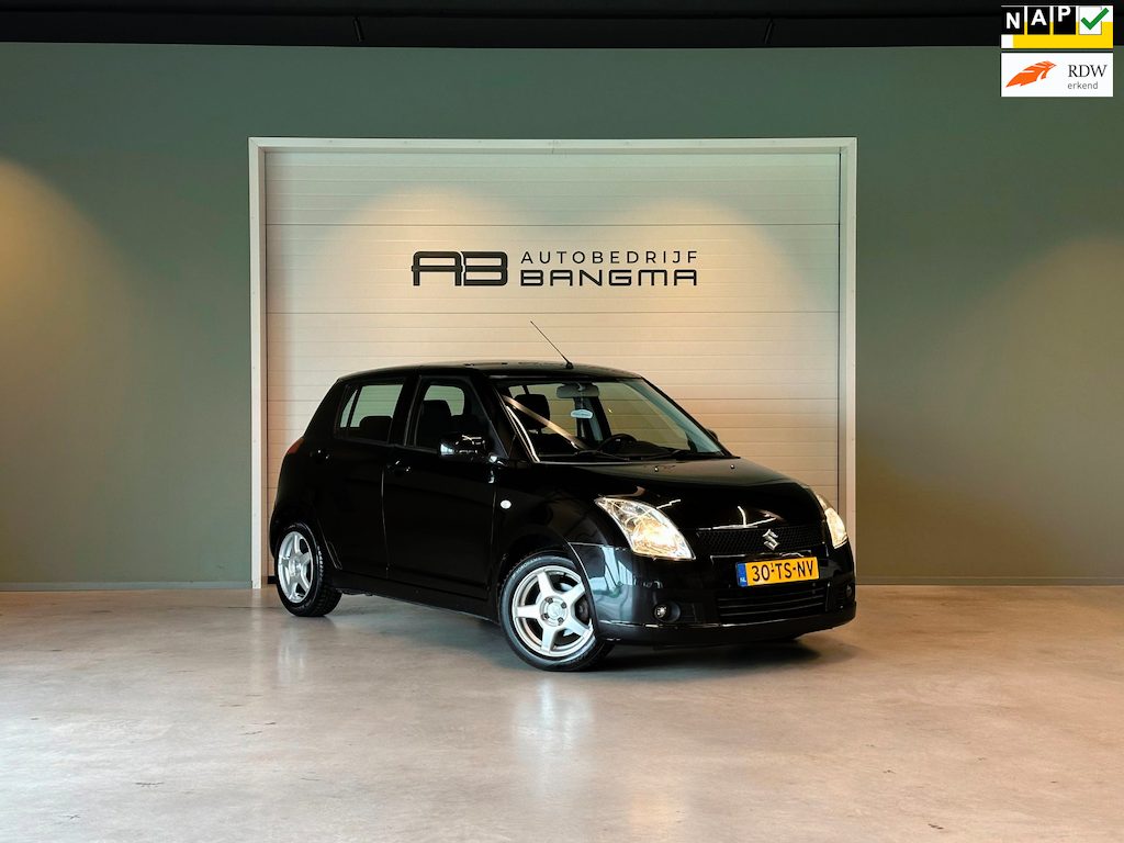 Suzuki Swift 1.5i 16v AUTOMAAT 5-DEURS EXCLUSIVE-uitv|AIRCONDITIONING|LM-VELGEN|CV|NAP|nieuwe APK + AIRCOSERVICE BIJ AFLEVERING