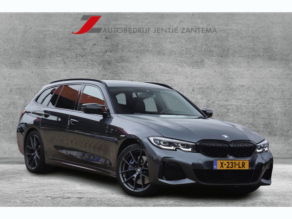 BMW 3-Serie Touring M340i xDrive High Executive | Harman-kardon | Adaptief M-onderstel | Carplay | Full LED | ACC | Stoelverwarming | Zeer nette en keurig onderhouden M340i afkomstig van een liefhebber. Dit betreft een echte auto!