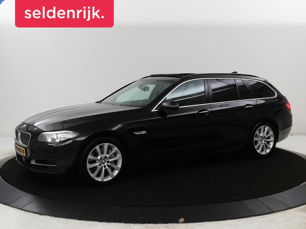 BMW 5-Serie Touring 530d High Executive | Handel/Export | Panorama dak | Lederen bekleding | Navigatie | Trekhaak | Stoelverwarming | Stuurwielverwarming | Head-up display | Elektrische achterklep