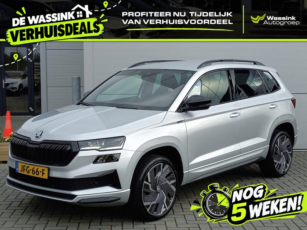 Skoda Karoq Sportline Business 150pk DSG | Adaptive Cruise Control | 19 Inch LM Velgen | Camera | Navigatie | Apple Carplay/Android Auto