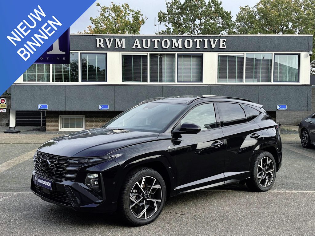 Hyundai Tucson 1.6 T-GDI PHEV N Line 4WD SOH 100% | FABRIEKS GARANTIE TM 07-2030 | 360 CAMERA | PANO | STOEL + STUURVERWARMING | STOEL VENTILATIE | DODE HOEK | KEYLESS | ACHTERBANK VERWARMD | KRELL AUDIO | HEAD UP |