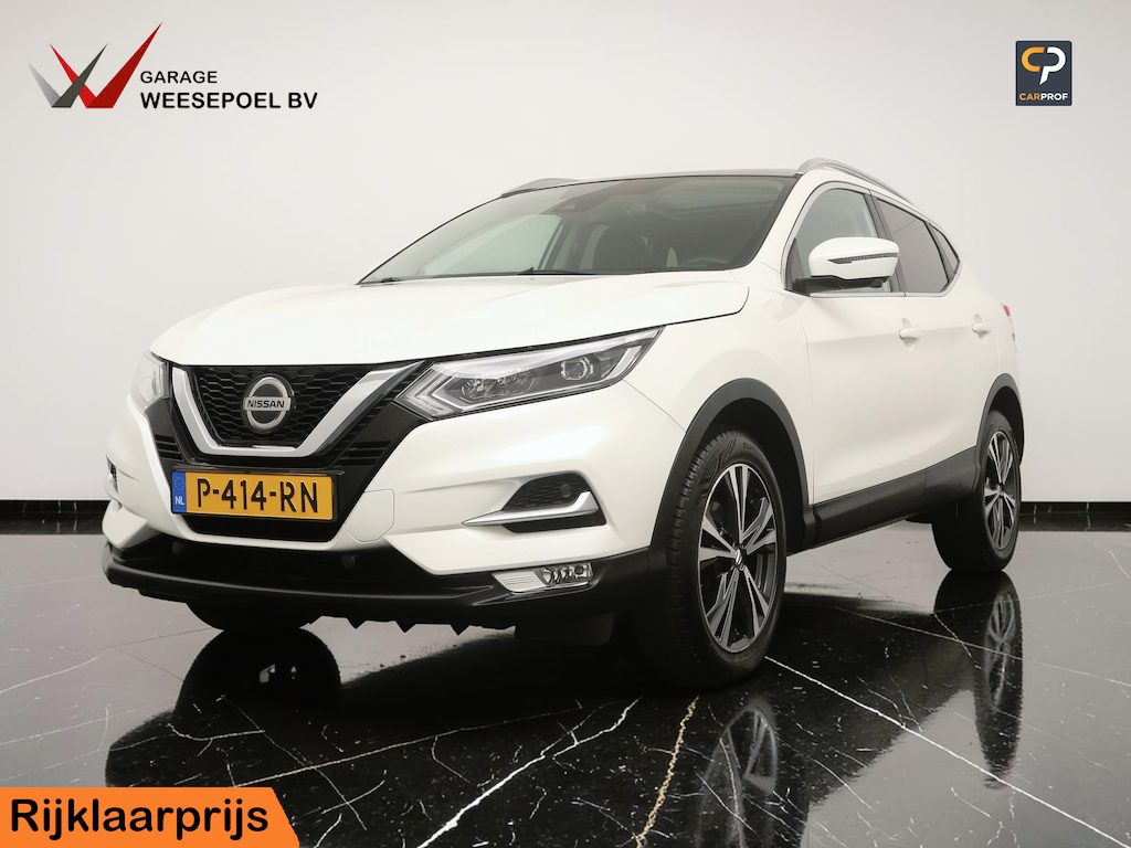 Nissan Qashqai 1.2 DIG-T Business Edition - Navigatie - 360 gr. camera - Panoramadak - 18 inch LM velgen - All Season banden - 12 maanden garantie