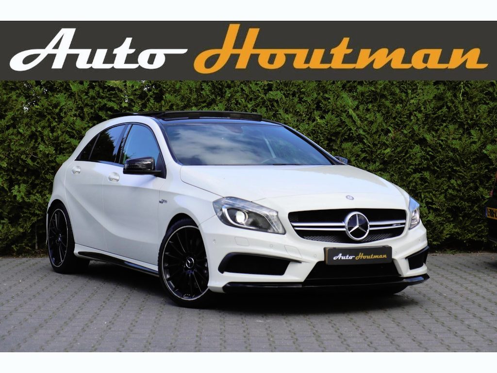 Mercedes-Benz A-klasse A 45 AMG 4MATIC 🚀 | PANO ☀️ | LEDER | XENON 💡 | NAVI 🧭 | KEYLESS 🔑 | PDC 🅿️ | 18" AMG 🛞