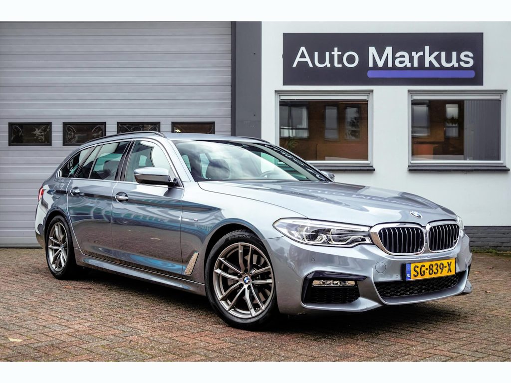 BMW 5-Serie Touring 520i M-Sport|Memory|Trekhaak|HiFi|Sfeer|Orig NL|Leder