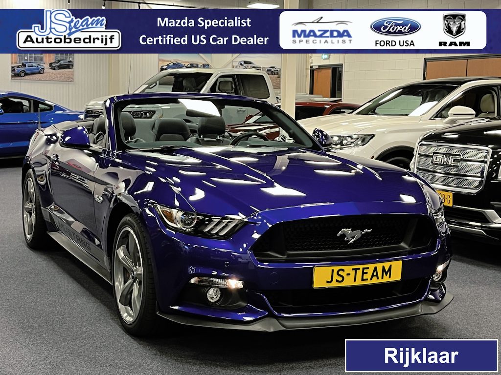 Ford Mustang Convertible 5.0 V8 GT 422PK Automaat Custom Pack Brembo Liefhebbersauto!