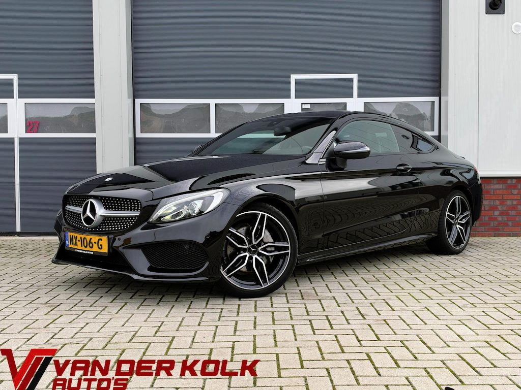 Mercedes-Benz C-klasse Coupé 180 Prestige | Alcantara/Leder | Burmester | Xenon | Private Glas | Camera | CarPlay | Navigatie | Cruise