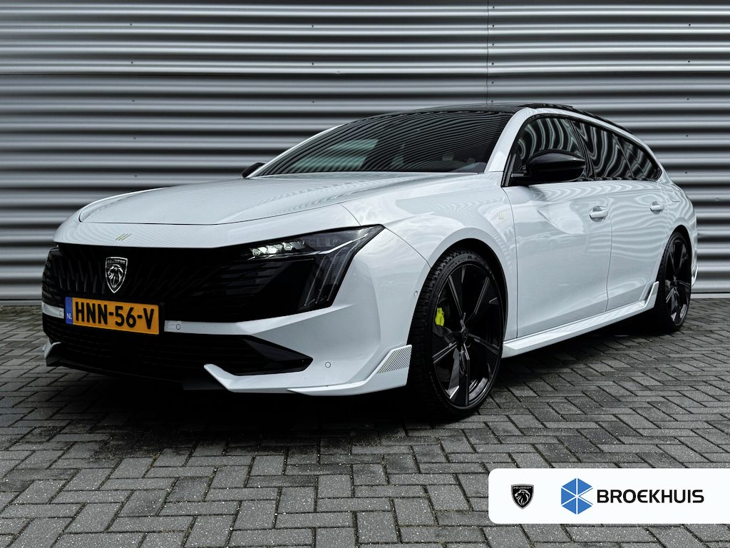 Peugeot 508 SW PSE 1.6 HYBRID 360PK SPORT ENGINEERED AUTOMAAT SOH 98,25% / NAVI / LEDER / CLIMA / PDC / 20" LMV / CAMERA / KEYLESS / I-COCKPIT / FULL-LED / PANO. DAK / ALCANTARA / WINTERPAKKET / FOCAL AUDIO / ADAPT. CRUISECONTROL / FULL-OPTIONS !!