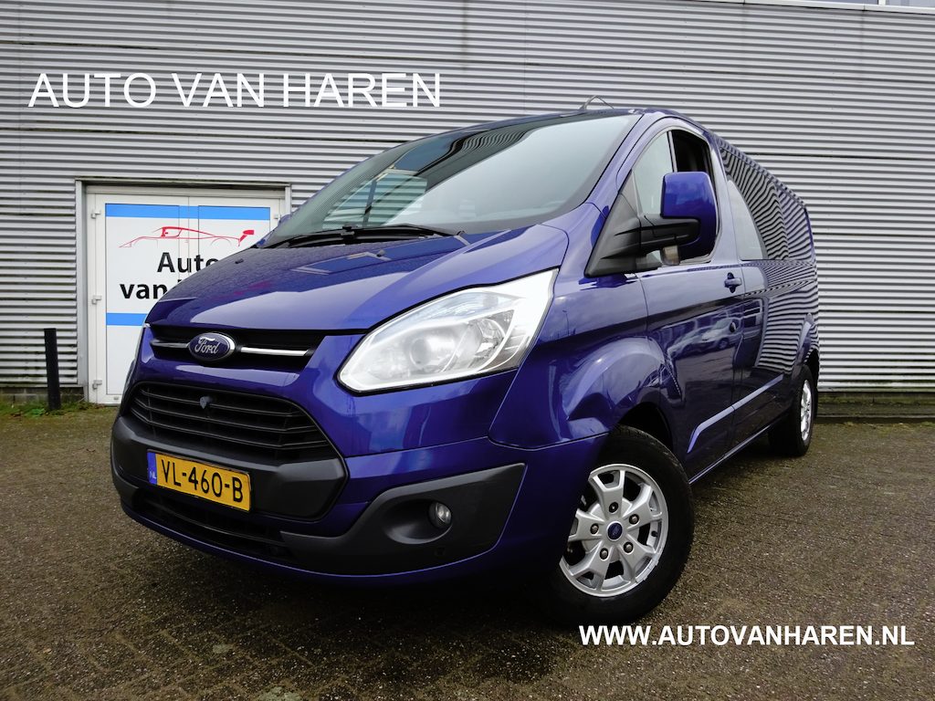 Ford Transit Custom 290 2.2 TDCI L2H1 DUBBEL CABINE TREKHAAK LEDER