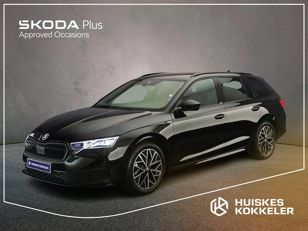 Skoda Octavia Combi Sportline Business 1.5 eTSI 150pk DSG Automaat Trekhaak, Achteruitrijcamera, Navigatie, Cruise control, LED matrix koplampen, Elektrische achterklep