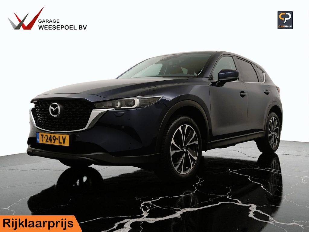 Mazda CX-5 2.0 e-SkyActiv-G M Hybrid 165PK Advantage Automaat - Navigatie - 360 gr. Camera - 19 inch LM velgen - Trekhaak - 2.000 trekgewicht - Fabrieksgarantie tot 07-2029