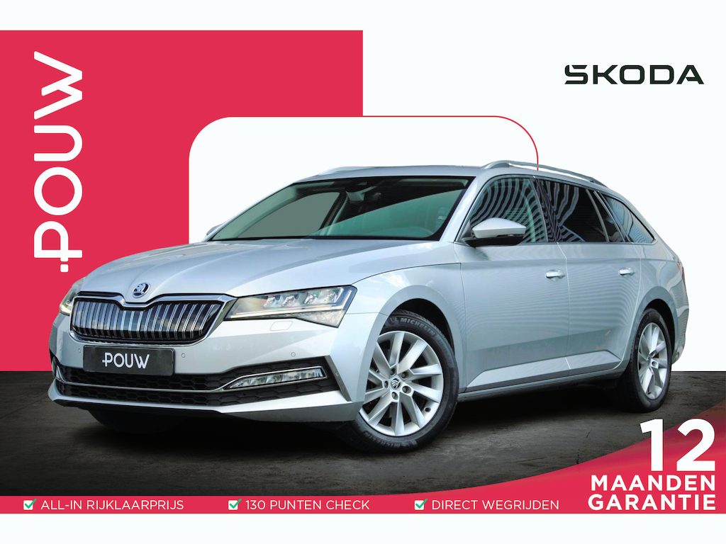 Skoda Superb Combi 1.4 TSI 218pk DSG iV Business Edition Plus | SoH 95% | Trekhaak | Elektrische Stoelen | Camera | Stoelverwarming | Cruise Control | Navigatie
