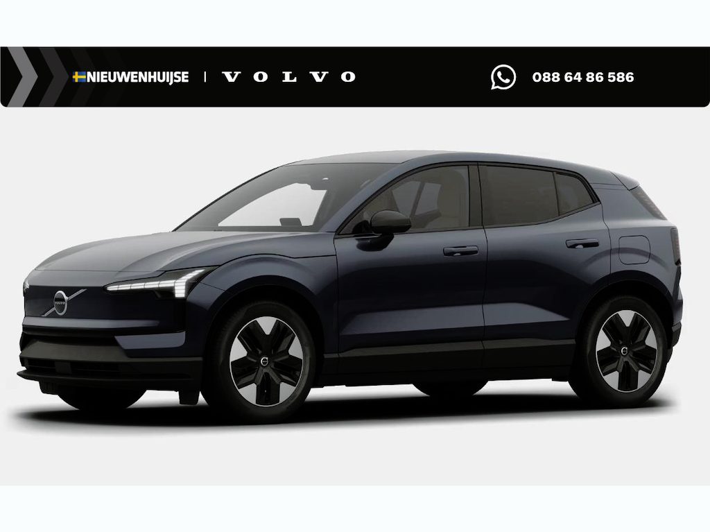 Volvo EX30 P3 Long Range Plus Europa 69 kWh | Harman Kardon Audio | Elektr. Achterklep | Stoel + Stuurverwarming | Parkeercamera | Getint Glas | Harvest Interieur | Dodehoek Detectie | Adaptieve Cruise Control |