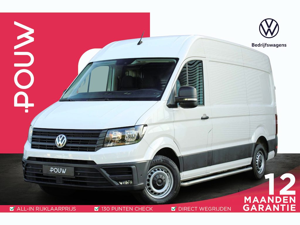 Volkswagen Crafter 35 2.0 TDI 140pk AUT L3H3 Comfortline | Trekhaak | Achteruitrijcamera | Navigatie | Verwarmbare Voorruit | Cruise Control