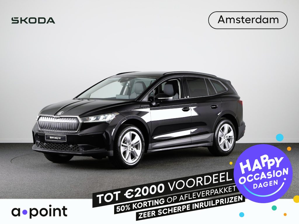 Skoda Enyaq Selection 170pk | Navigatie | Parkeersensoren | Achteruitrijcamera | Lichtmetalen velgen 19" | Verwarmbare voorstoelen | Dode hoek detectie