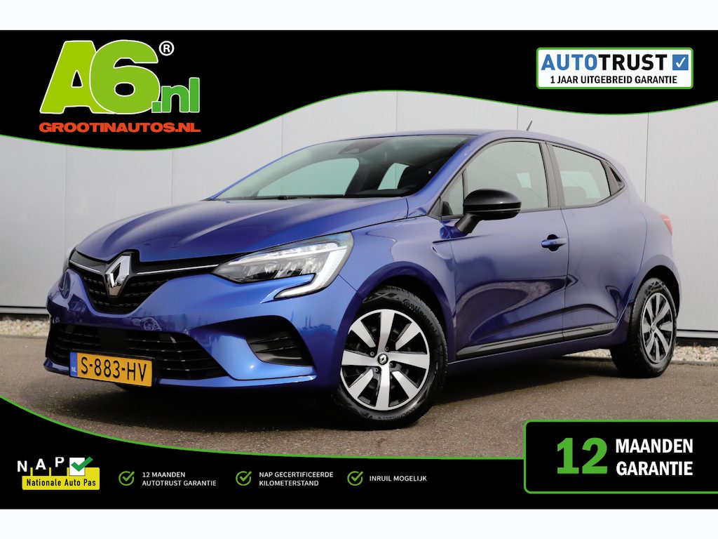 Renault Clio 1.0 TCe 90 Equilibre 6-bak Navigatie Carplay Android Airco Cruise Control Rijstrooksensor LED