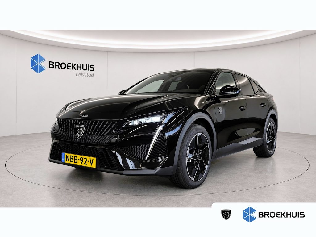 Peugeot 408 1.2 PURETECH 130PK GT AUTOMAAT / NAVI / LEDER / LED / PDC / 19" LMV / 360 CAMERA / KEYLESS / FOCAL AUDIO / ADAPT. CRUISECONTROL / 1E EIGENAAR  !