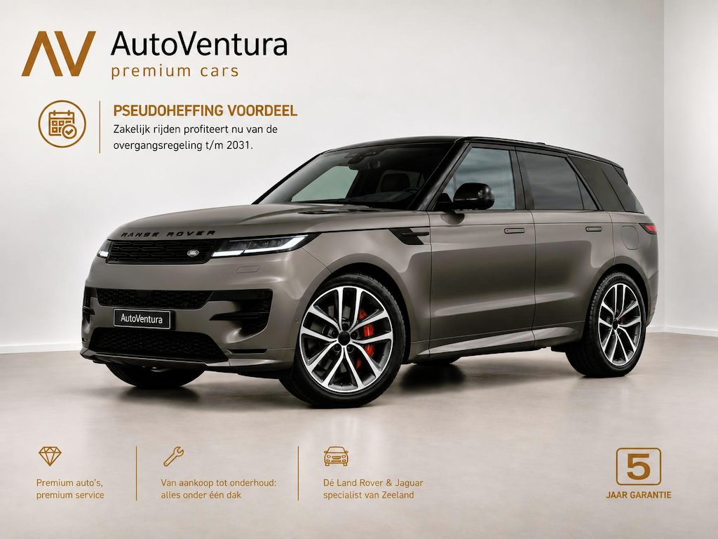 Land Rover Range Rover Sport 3.0 P550e Autobiography PHEV l Schuif- /kantel Pano l Stoelventilatie l Black Pack l 23" Inch Velgen | Trekhaak
