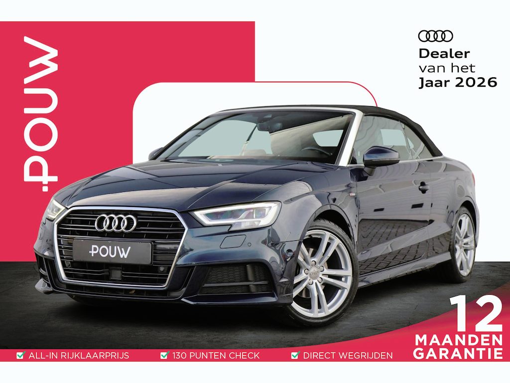 Audi A3 Cabriolet 1.4 TFSI 150pk S-tronic S edition | Nekverwarming | B&O Audio | Matrix LED | Windschot