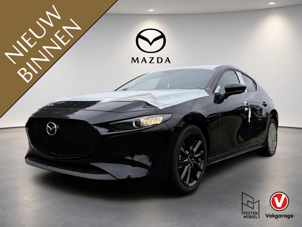 Mazda 3 2.5 e-SkyActiv-G M Hybrid 140 Nagisa | NIEUW TE REGISTREREN | AUTOMAAT | ELEK. STOELEN | STOELVERWARMING | ACHTERUITRIJCAMERA |