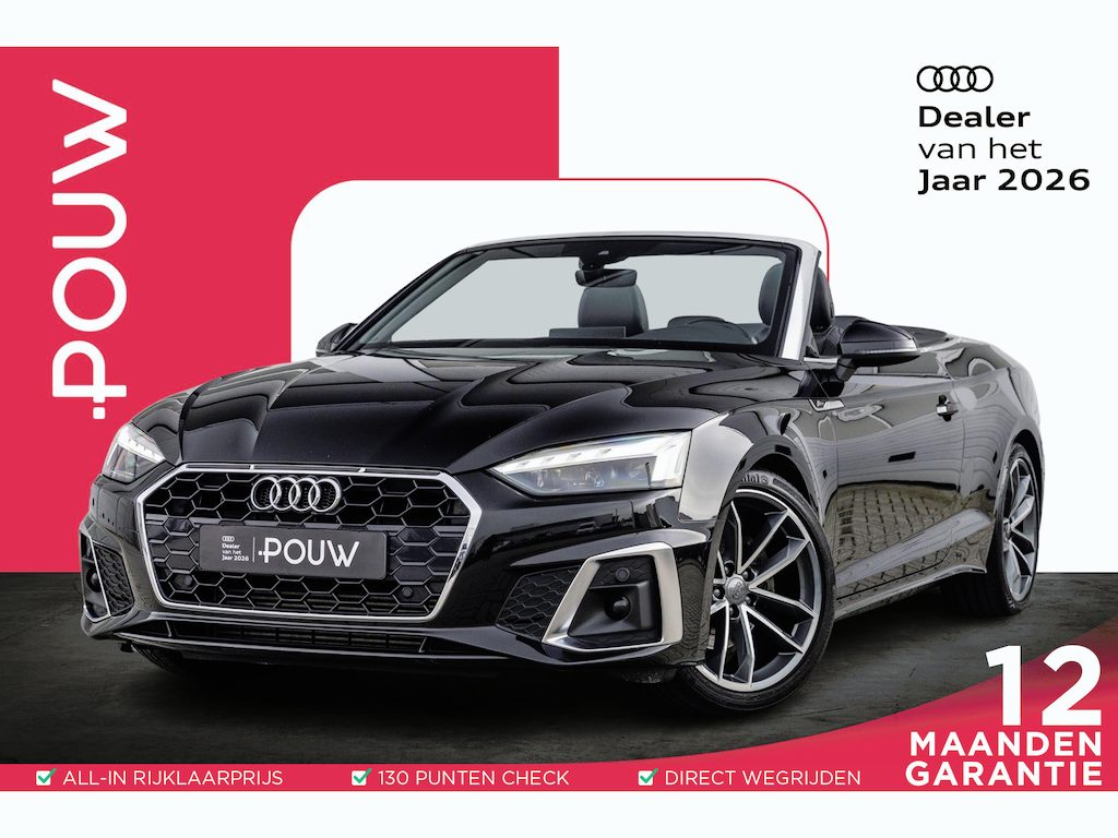 Audi A5 Cabriolet 40 TFSI 204pk S edition | Stoelverwarming | Apple Carplay/Android Auto | Alcantara Interieur