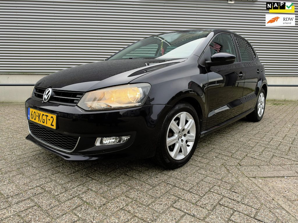 Volkswagen Polo Volkswagen Polo 1.4-16V Highline | Cruise Control | Stijlvol Zwart | 2009 | Benzine