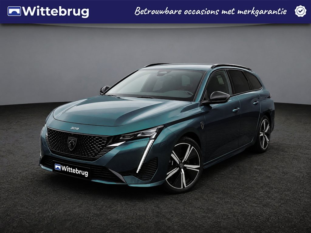 Peugeot 308 SW 1.6 Plug-in Hybrid 180PK GT Navigatie | 360 Camera | Apple Carplay | Elektrische A Klep | Keyless |