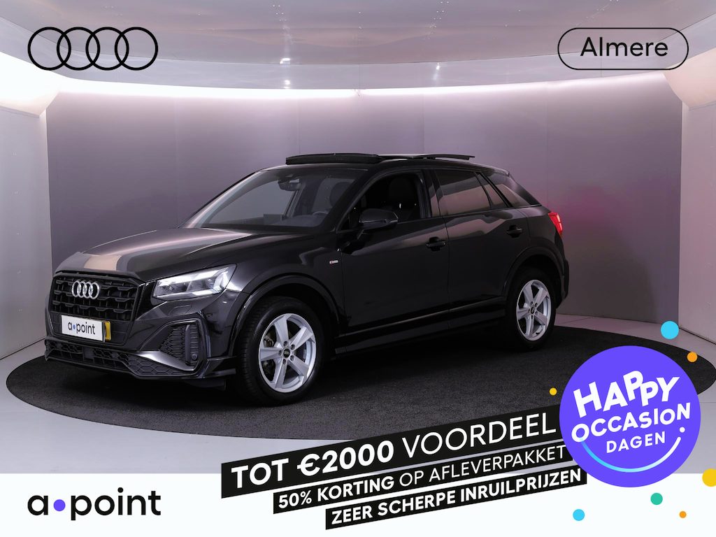 Audi Q2 35 TFSI S Edition 150 pk S-tronic | Navigatie | Panoramadak | Parkeersensoren achter | Autom. airco | Stoelverwarming | S-Line |
