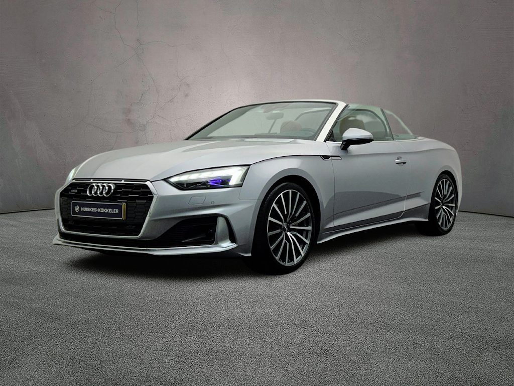 Audi A5 Cabriolet 40 TFSI quattro Advanced Edition | Hoofruimteverw | Camera | Adapt Cruise | Dodehoek | Leder | Laser-LED | Memory