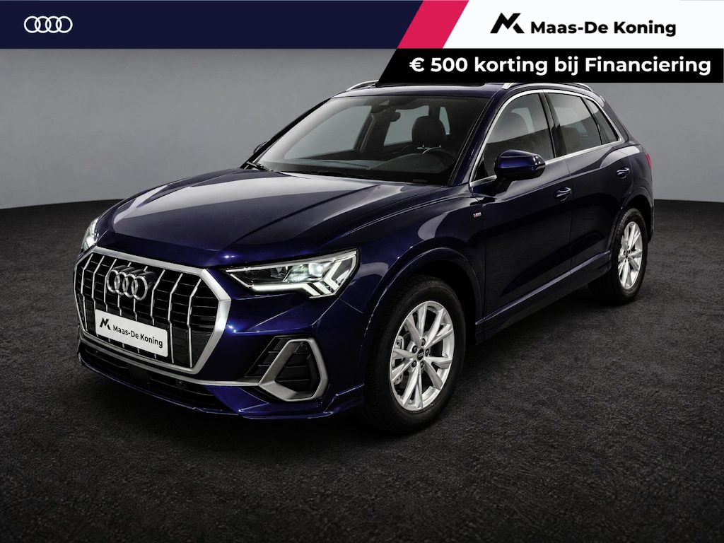 Audi Q3 45 TFSIe 180kW/245PK S Line · Panoramadak · Apple/Android Car Play · Drive select  · EXTRA INRUILKORTING ·