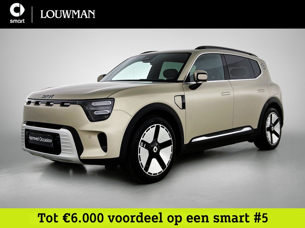 smart #5 Premium 100 kWh | Panoramadak | Warmtepomp | Adapt. Cruise Control | Head-up display | 360° camera | Memoryapkket voorstoelen | Sennheiser Audiosystem |